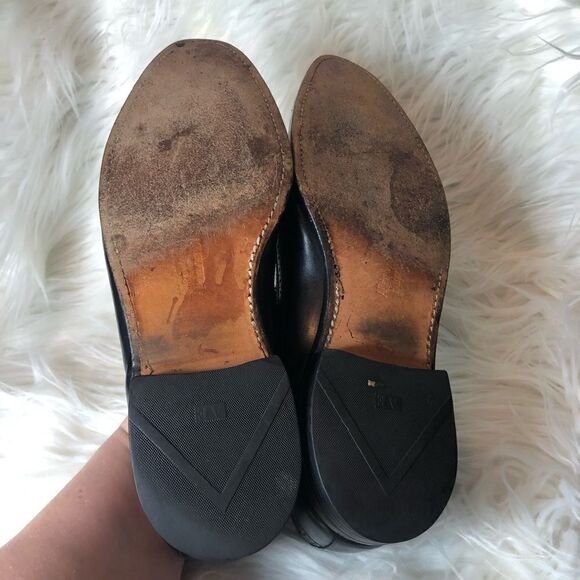 ALLEN EDMONDS BERWICK WINGTIP Tassle SLIP ON LEATHER LOAFER SHOE 10D - Picture 11 of 13